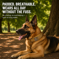 Steadfast™ Pet Tactical Collar with Control Handle — Heavy-Duty Collar for Large Dogs