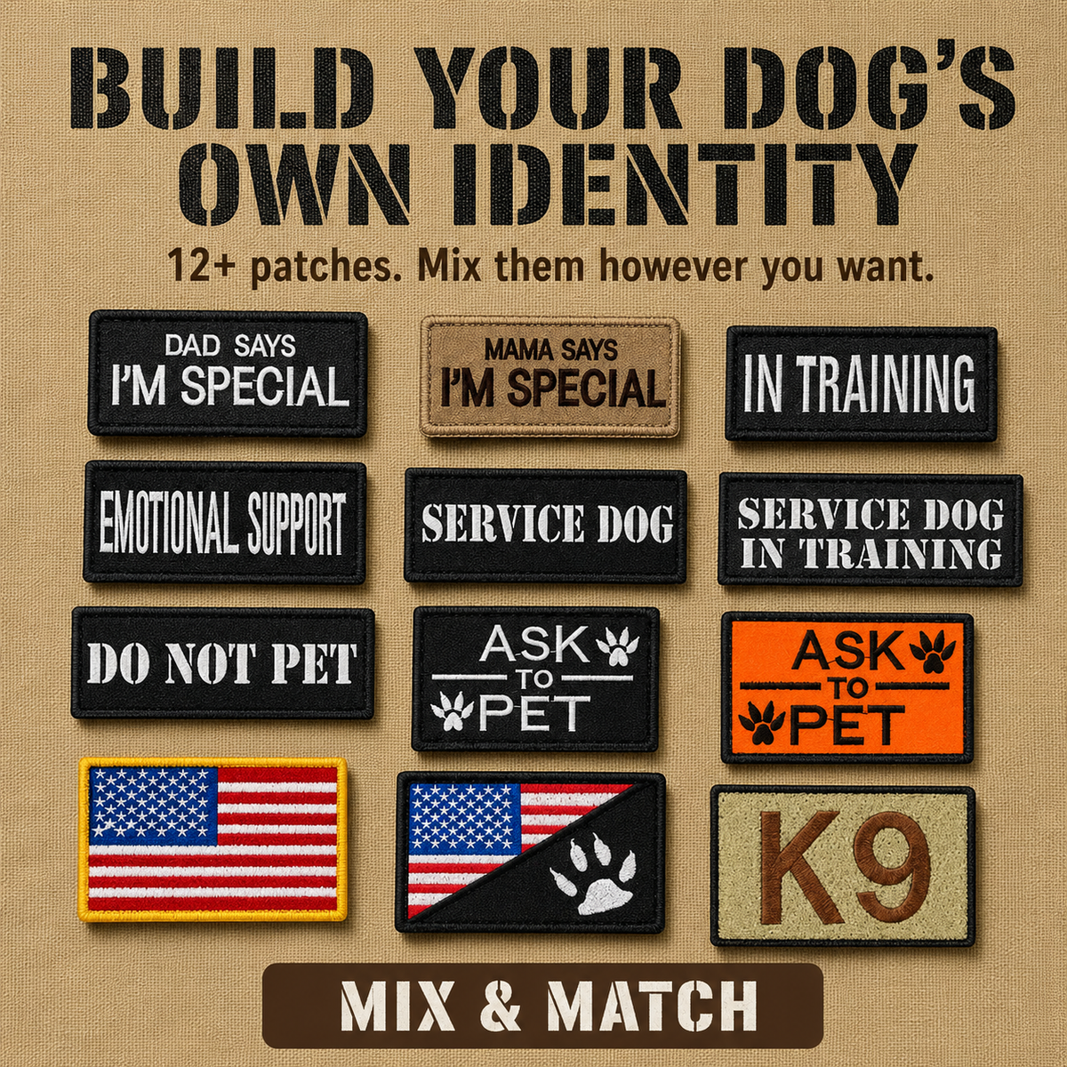 Steadfast™ Pet Tactical Harness — Military-Style Dog Vest for Large Breeds
