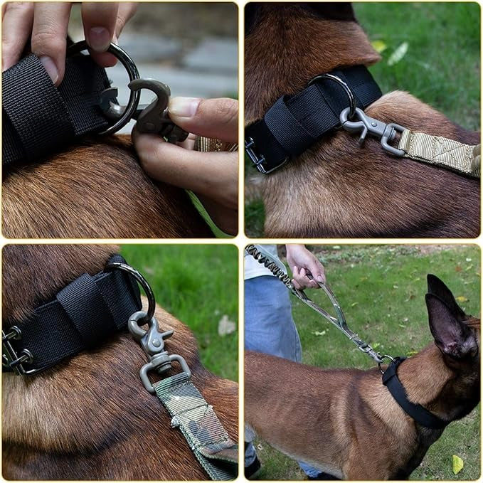 Steadfast™ Pet Tactical Collar with Control Handle — Heavy-Duty Collar for Large Dogs