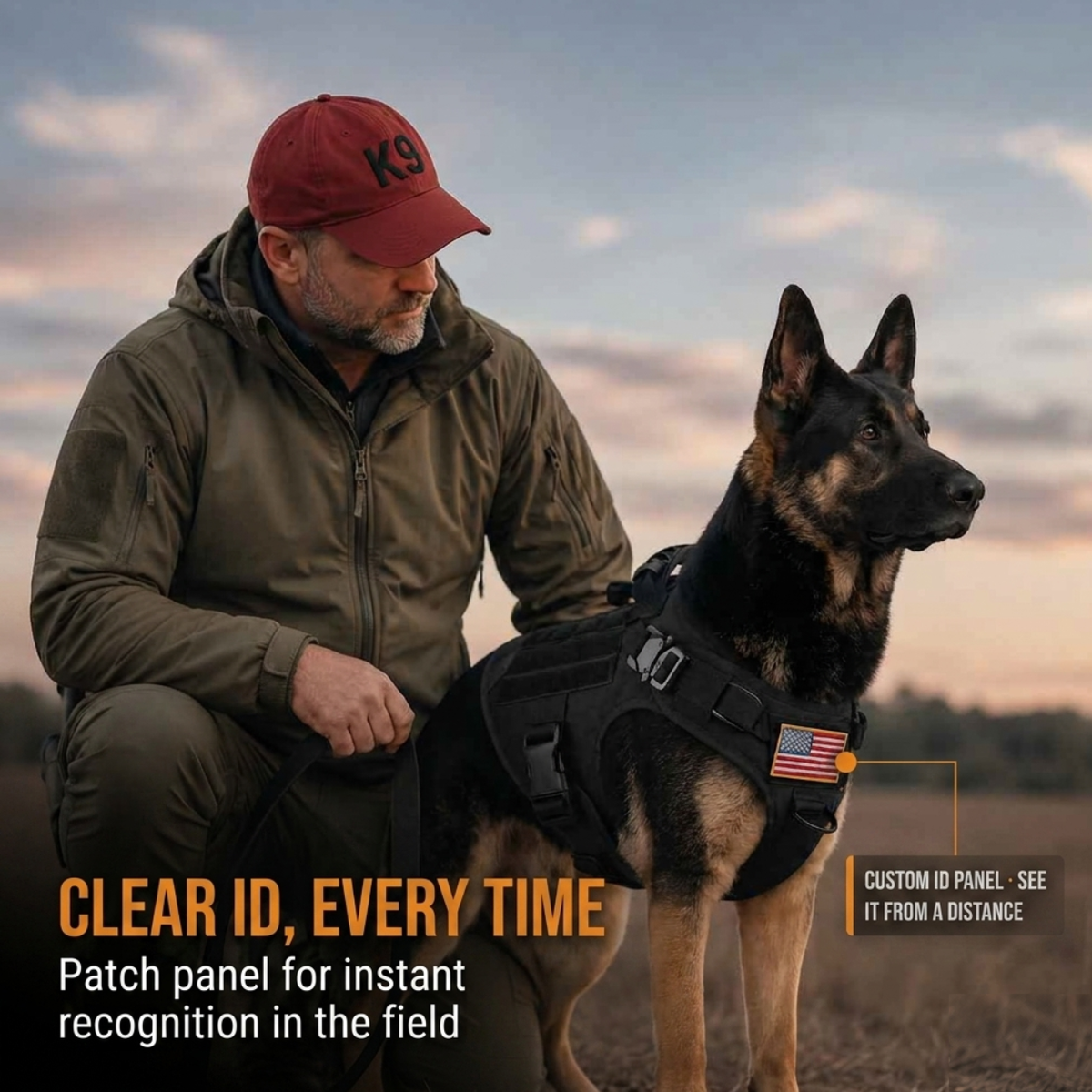 Steadfast™ Military Style Anti-Snatch Pet Leash with Handle