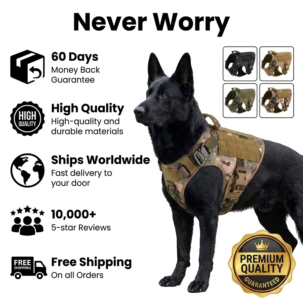 Steadfast™ Military Style Anti-Snatch Pet Leash with Handle