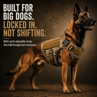 Steadfast™ Pet Tactical Harness — Military-Style Dog Vest for Large Breeds