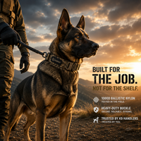 Steadfast™ Pet Tactical Collar with Control Handle — Heavy-Duty Collar for Large Dogs