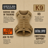 Steadfast™ Pet Tactical Harness — Military-Style Dog Vest for Large Breeds
