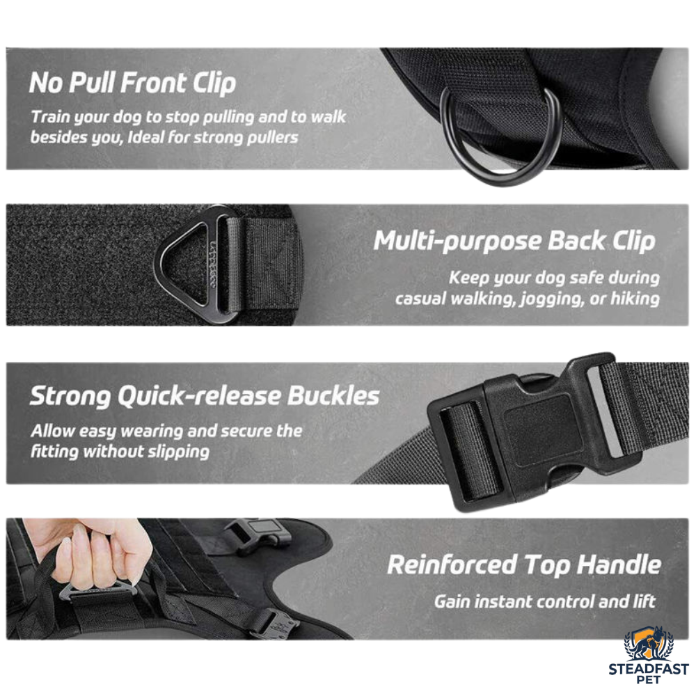 Steadfast™ Military Style Anti-Snatch Pet Leash with Handle