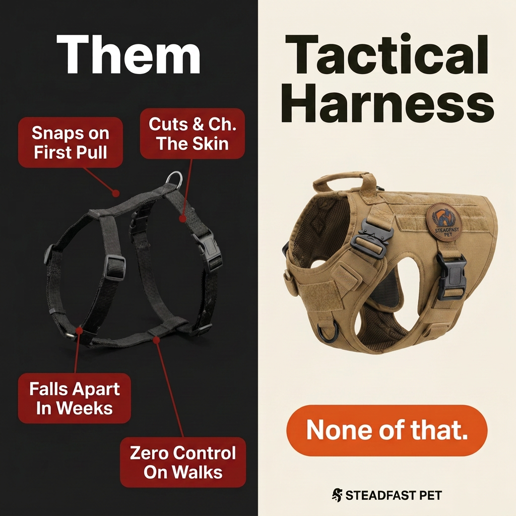 Steadfast™ Military Style Anti-Snatch Pet Leash with Handle